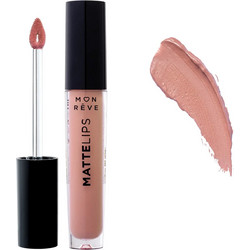 Mon Reve Matte Lips 01 Long Lasting Liquid Κραγιόν 4ml