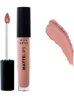 Mon Reve Matte Lips 01 Long Lasting Liquid Κραγιόν 4ml