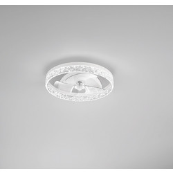 Intec Nashi Ανεμιστήρας Οροφής 50cm 30W με Φως & WiFi Λευκός