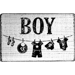 Σφραγίδα ξύλινη COLOP Vintage BOY 68x40mm