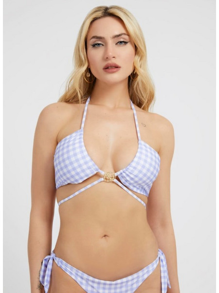 Guess Bikini Top Τριγωνάκι Λιλά E3GJ20MC04R-L71K
