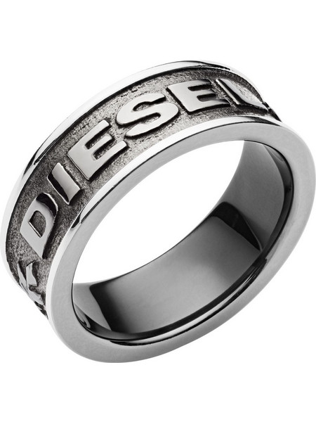 Diesel Ανδρικό Δαχτυλίδι από Ατσάλι Ασημί DX1108060
