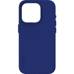 Decoded AntiMicrobial Silicone Back Cover Galactic Blue (iPhone 15 Pro)