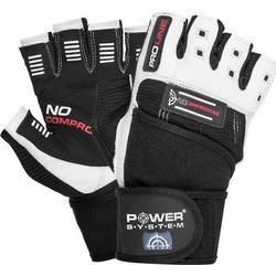 WRIST WRAP WEIGHTLIFTING GLOVES NO COMPROMISE - POWERSYSTEM