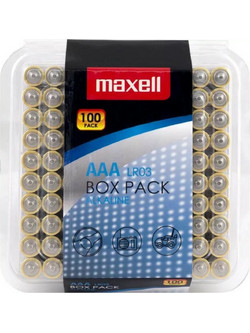 Maxell Alkaline AAA 100τμχ