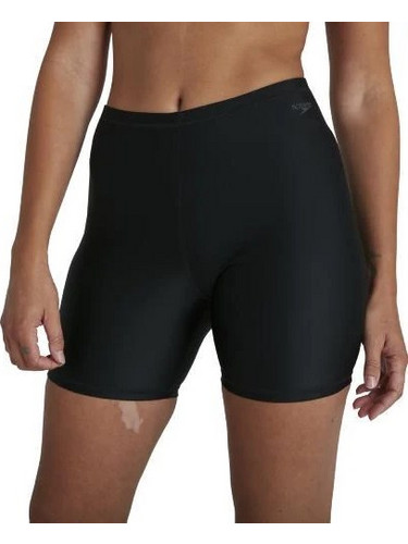 Speedo Essential Short Αθλητικό Γυναικείο Μαγιό Μαύρο 813193-0001