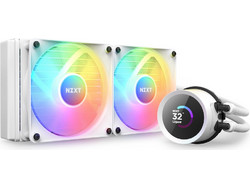 NZXT Kraken 240 White Υδρόψυξη CPU 120mm RGB για Socket 115x / AM4 / TR4 / 1200 / sTRX4 / 1700 / AM5