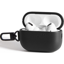 Mujjo Echelon - Premium Σκληρή Θήκη Apple AirPods Pro 2nd Gen από Φυτικό ECCO Δέρμα - Black (MUJJO-AP-001-BK)
