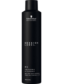 Schwarzkopf Session Label 2 The Flexible Σπρέι Μαλλιών για Κράτημα 300ml