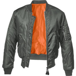 Brandit Ανδρικό Μπουφάν Bomber Γκρι MA1 3149.5.S