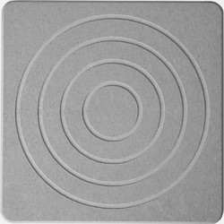 Moonstone Σουπλά Τετράγωνο από Διατομίτη SKALTA 18.6x18.6x0.9 Ανοιχτό Γκρι MOO-PADSKALTA-GY