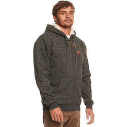 Quiksilver Keller Sherpa er Ανδρική Ζακέτα Φούτερ με Κουκούλα και Φερμουάρ Ανθρακί EQYFT04838-KRPH