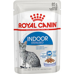 Royal Canin Indoor Sterilised with Meat in Jelly 85gr