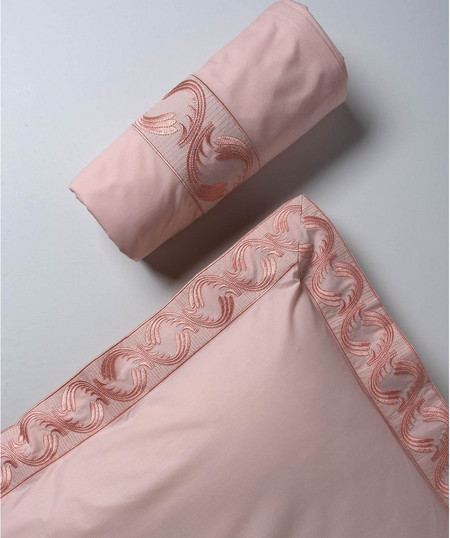 Silk Fashion Σετ Σεντόνια Υπέρδιπλα Βαμβακερά 230x250 M110 Ροζ