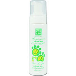 Σαμπουάν Αφρού για σκύλους και γάτες Men for San με Aloe Vera 200ml