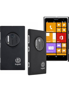 BUGATTI ΘΗΚΗ NOKIA LUMIA 1020 FACEPLATE CLIP ON COVER SILK BLACK