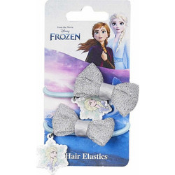 Λάστιχα Μαλλιών Inca Elasticos Lazo Disney x2 Μπλε Ασημί Γραβάτα (x2)