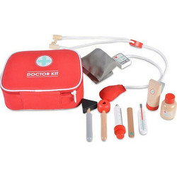 Moni Ξύλινο Παιδικό Ιατρικό Σετ Wooden Emergency Set για 3+ Ετών 10τμχ_3800146221713