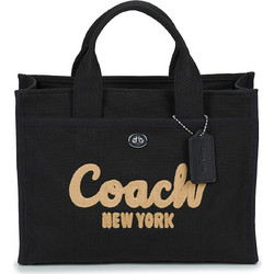 Coach Cargo Tote Γυναικεία Τσάντα Χειρός Μαύρη