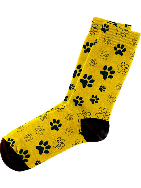 Κάλτσες doyoudaresocks Digital Printed Casual DogPrints (code 60135)