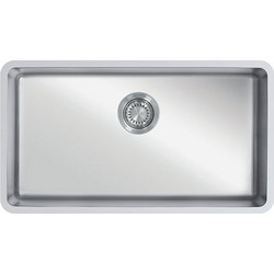 KL Sinks 1219745 Υποκαθήμενος Νεροχύτης Inox 78.5x44cm