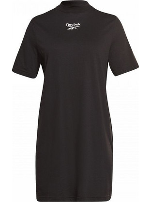 Reebok Tee Dress Mini Καλοκαιρινό Φόρεμα Μαύρο HA4326