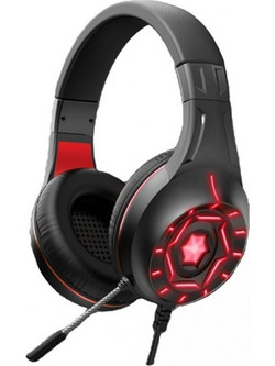 Komc G314 Gaming Headset Over Ear Black Red