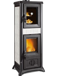 La Nordica Gemma Forno 5.0 Elegance White Infinity Μαντεμένια Ξυλόσομπα με Φούρνο 7.3kW