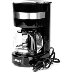 Amio - ΚΑΦΕΤΙΕΡΑ ΦΙΛΤΡΟΥ ΓΙΑ ΓΑΛΛΙΚΟ ΚΑΦΕ 24V 300W 650ML ΜΑΥΡΗ/INOX - 1 TEM. (03234/AM)