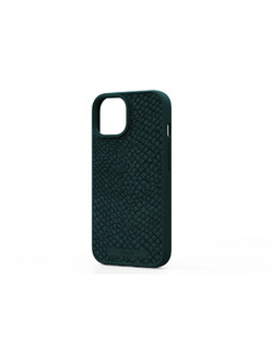 Njord Salmon Leather MagSafe Θήκη για iPhone 15 Green
