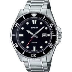 Casio Ανδρικό Ρολόι με Ασημί Μεταλλικό Μπρασελέ MDV-107D-1A1VEF