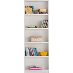 Βιβλιοθήκη KTP-150-BB Trendline Λευκή 58x170x23cm