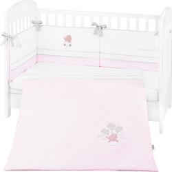 KikkaBoo Dream Big Σετ Κούνιας 70x140cm Pink 3τμχ