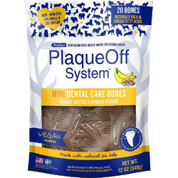 ProDen PlaqueOff System Mini Dental Care Bones Banana & Peanut Butter 340gr