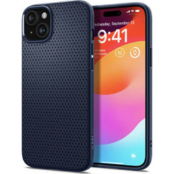 Spigen Liquid Air Back Cover Navy Blue (iPhone 15)