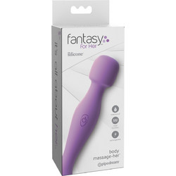 Pipedream Fantasy For Her Body Massage Her Δονητής Μασάζ 16cm Μωβ