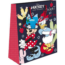 Σακούλα Δώρου Χάρτινη Minnie Mouse με Foil 33x12x45εκ