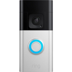 Ring Video Doorbell Plus Ασύρματο/Ενσύρματο Έξυπνο Κουδούνι (Satin Nickel)