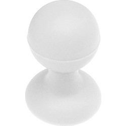Hurtel Phone Holder with a Round Head Βάση Κινητού Λευκή