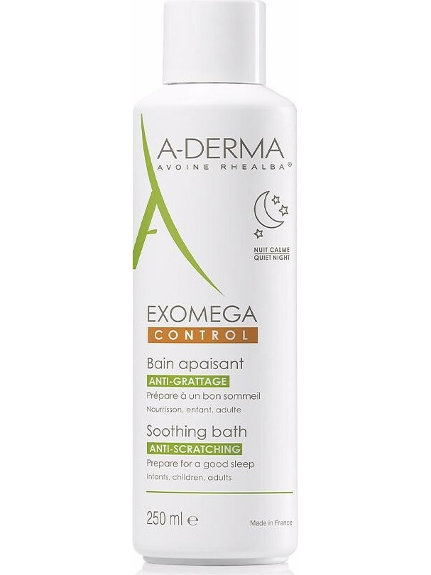 A-Derma Exomega Control Bain Apaisant Αφρόλουτρο Gel για Ξηρό Δέρμα 250ml