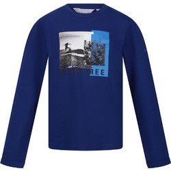 Regatta Wenbie III Παιδικό T-Shirt Μακρυμάνικο Royal Blue RKT136-FAR