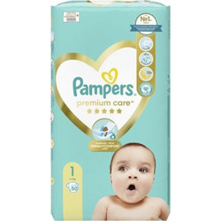 Pampers Premium Care Πάνες No1 2-5kg 52τμχ