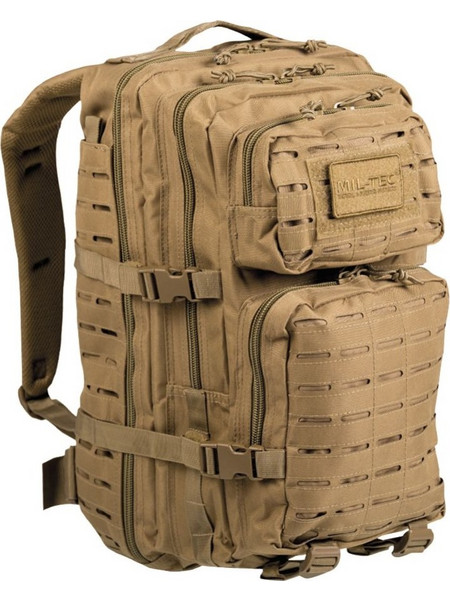 Mil-Tec Assault Laser Cut Στρατιωτικό Σακίδιο 36lt Coyote