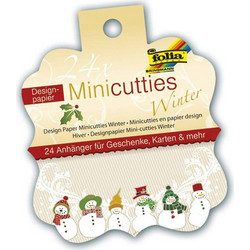 Διακοσμητικά Χαρτιά Με Οπή MINI-CUTTIES Χειμώνας