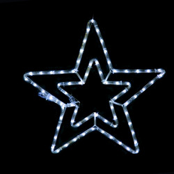 Μονοκάναλος Φωτοσωλήνας Double Stars 72 LED 3μ Ψυχρό Φως Flash IP44 X087222316 ACA X087222316