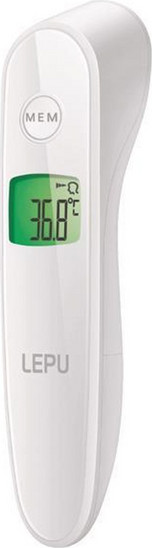 Θερμόμετρο Πυρετού Eurolamp 147-90750 Ψηφιακό Θερμόμετρο Υπερύθρων Μετώπου Κατάλληλο για Μωρά