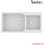 Sanitec Ultra Granite 803 Υποκαθήμενος Νεροχύτης Γρανίτη Αντιστρεφόμενος Ματ Bianco 98x50cm