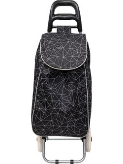 ΚΑΡΟΤΣΙ ΛΑΪΚΗΣ LUX ΥΦΑΣΜΑΤΙΝΟ 36lt BLACK