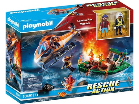 Playmobil Rescue Action Διάσωση στη Θάλασσα για 5+ Ετών 70491