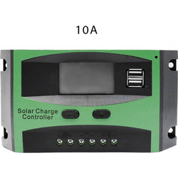 Ρυθμιστής Φόρτισης Φωτοβολταϊκών PWM 12V - 24V 10A MT-4 Πράσινο